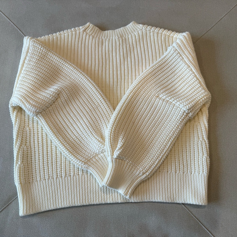Banana Republic Cream Ribbed Sweater - Picture 6 of 6